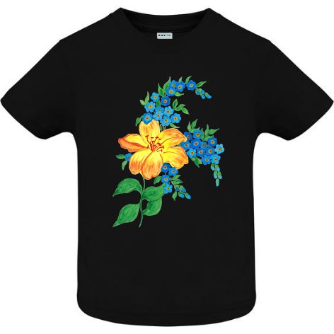 Tricou copii - Floare galbenă - imagine 4