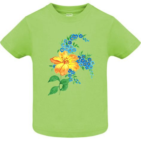 Tricou copii - Floare galbenă - imagine 7