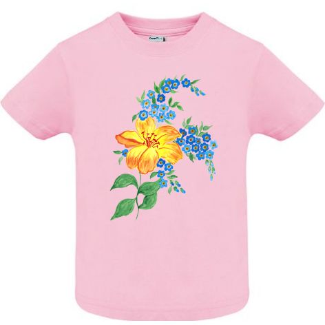 Tricou copii - Floare galbenă - imagine 6
