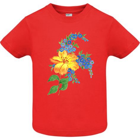 Tricou copii - Floare galbenă - imagine 5