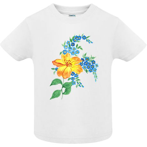 Tricou copii - Floare galbenă - imagine 2