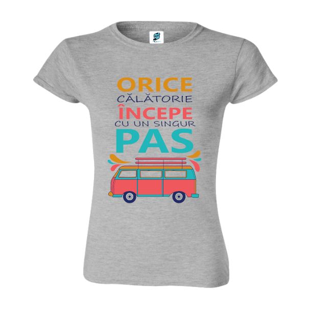Tricou damă - Orice călătorie - imagine 4