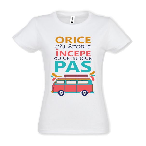 Tricou damă - Orice călătorie - imagine 2