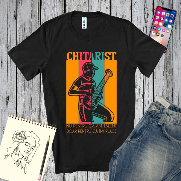 Tricou bărbat - Chitarist de plăcere
