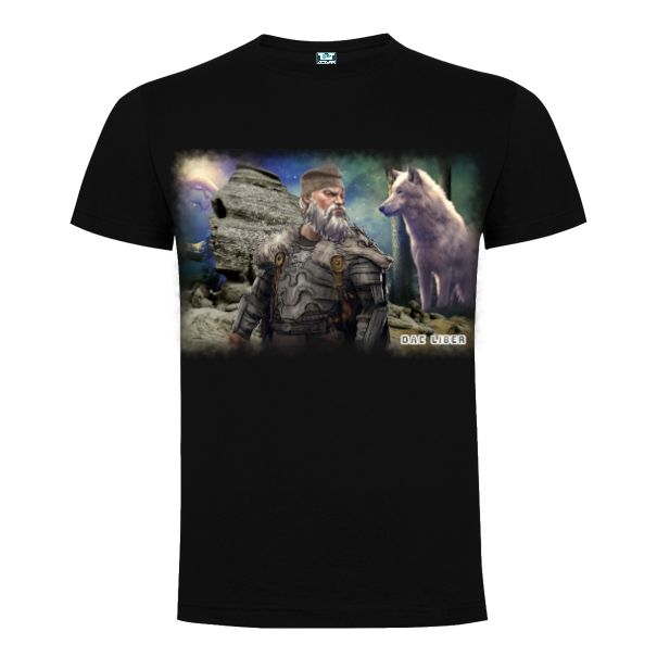 Tricou bărbat - Dac cu lup alb - imagine 6