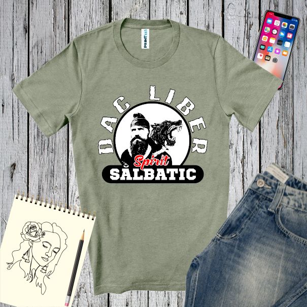 Tricou bărbat - Dac liber - Spirit sălbatic