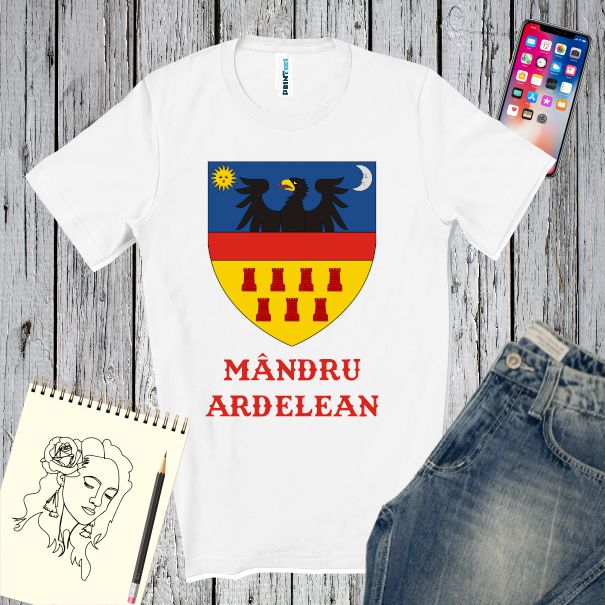 Tricou bărbat - Stema Transilvaniei