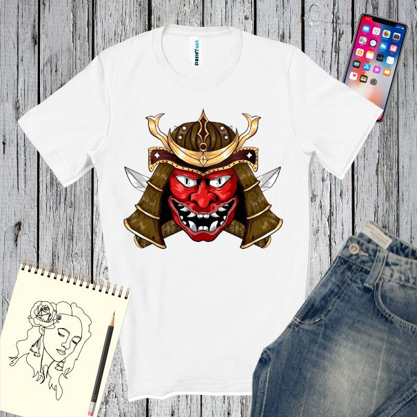 Tricou bărbat - Demon Samurai