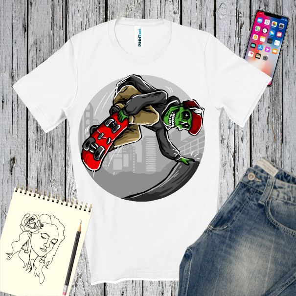 Tricou bărbat - Hell Skater