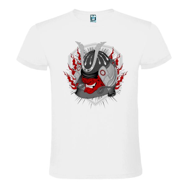 Tricou bărbat - Samurai cu flăcări - imagine 2
