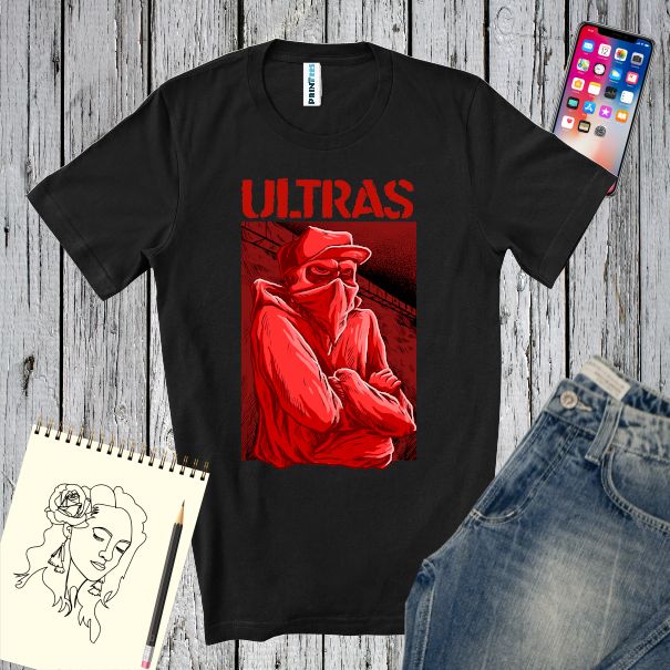 Tricou bărbat - Ultras roșu