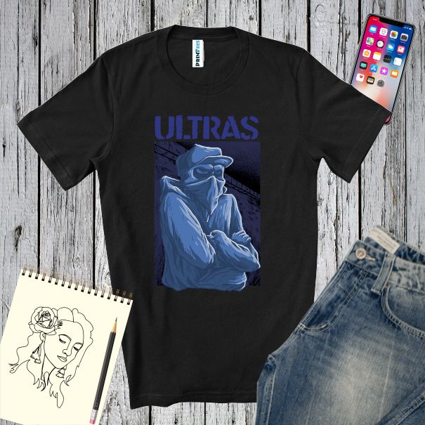 Tricou bărbat - Ultras albastru