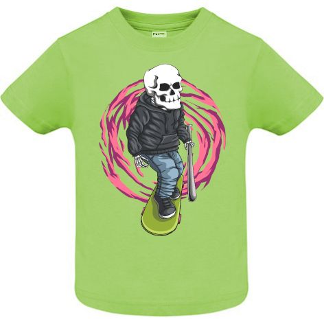 Tricou copii - Skull Skateboard Gangster - imagine 7
