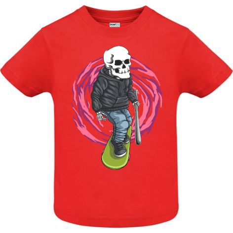 Tricou copii - Skull Skateboard Gangster - imagine 6