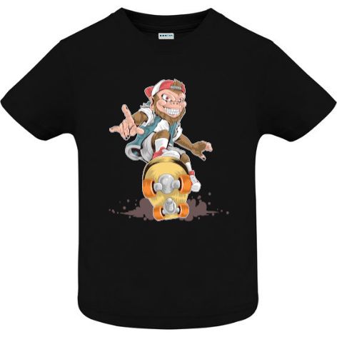 Tricou copii - Monkey Skateboarder - imagine 5