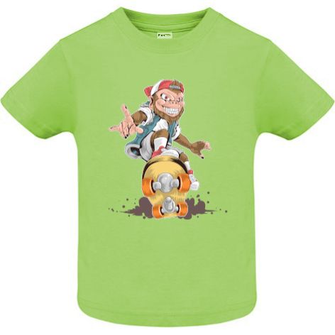 Tricou copii - Monkey Skateboarder - imagine 7