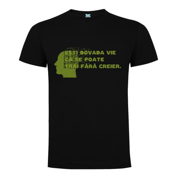 Tricou bărbat - Fără creier - imagine 2