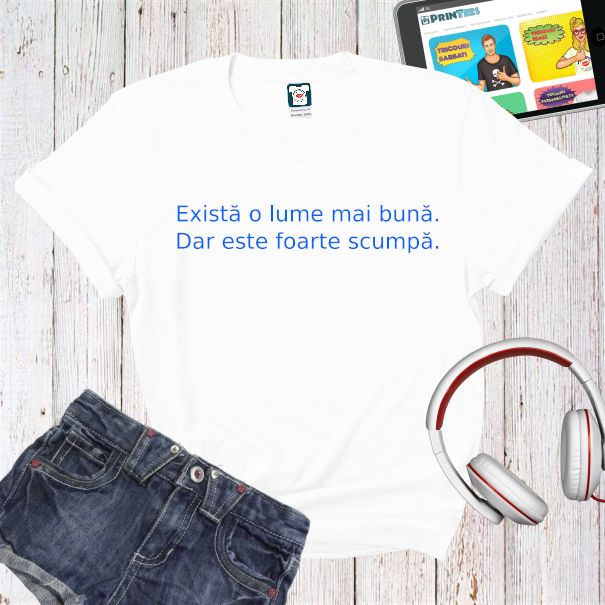 Tricou damă - Lume mai bună