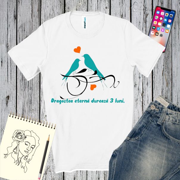 Tricou bărbat - Dragostea eternă
