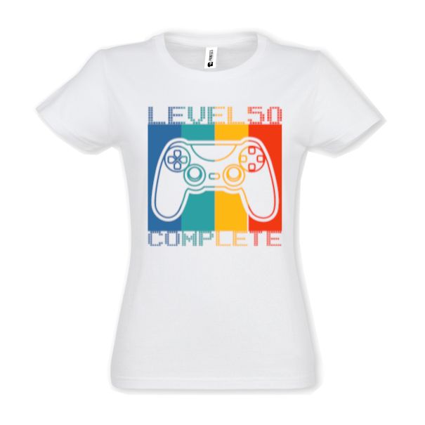 Tricou damă - Level 50 Complete - imagine 2