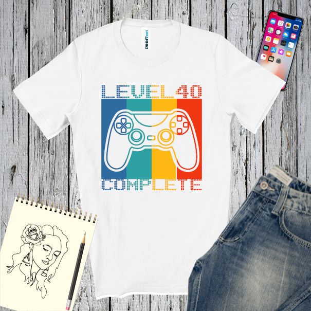 Tricou bărbat - Level 40 Complete