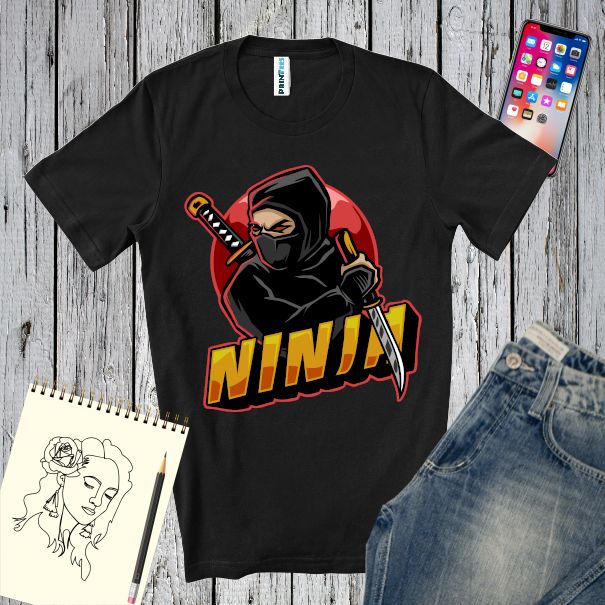 Tricou bărbat - Războinic Ninja