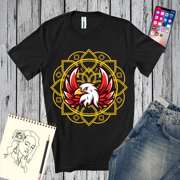 Tricou bărbat - Red Wings Eagle