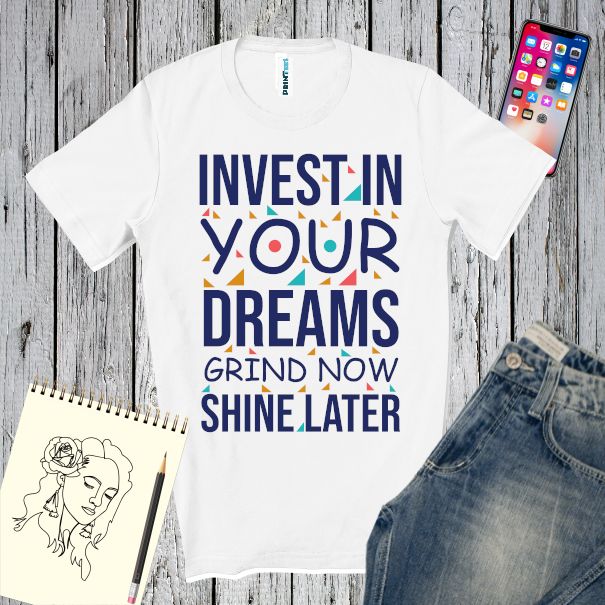 Tricou bărbat - Invest in Dreams