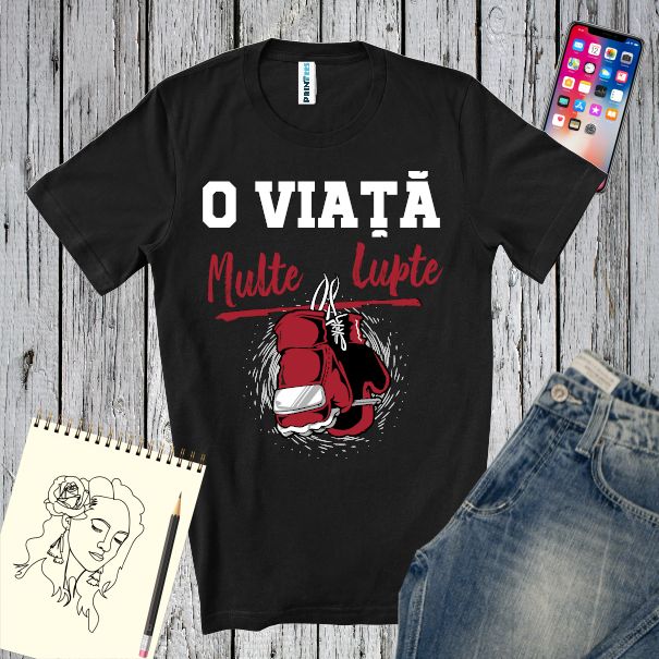 Tricou bărbat - Multe lupte