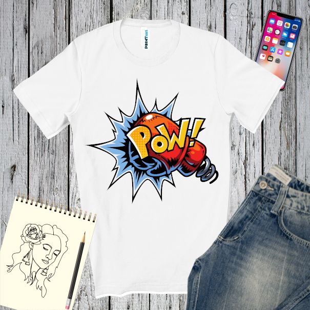 Tricou bărbat - POW!