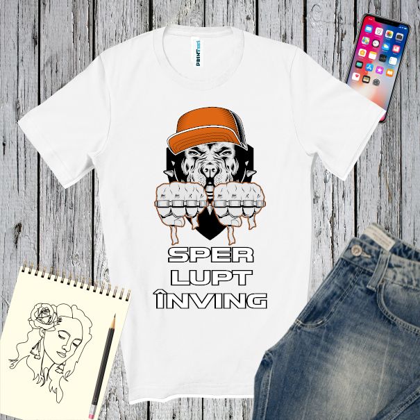Tricou bărbat - Sper, Lupt, Înving