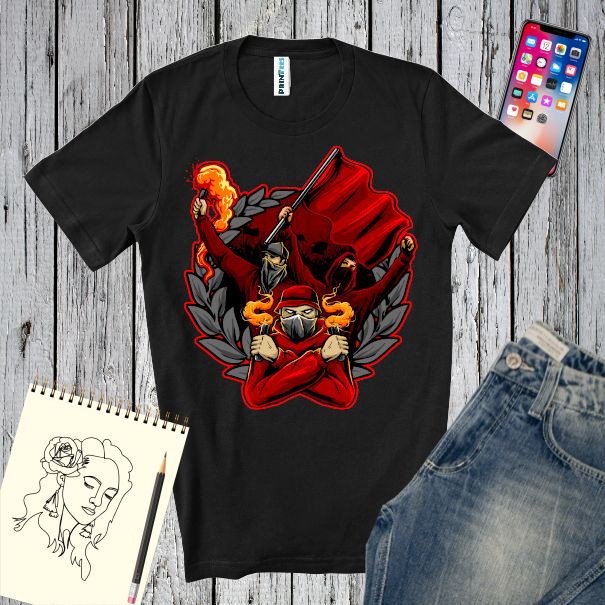 Tricou bărbat - Suporteri în roșu