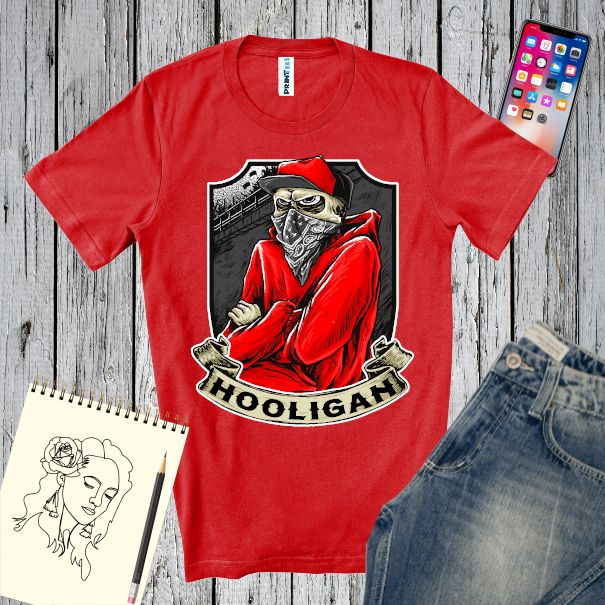 Tricou bărbat - Red Hooligan