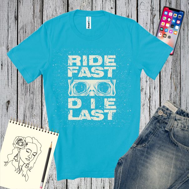 Tricou bărbat - Ride Fast Die Last