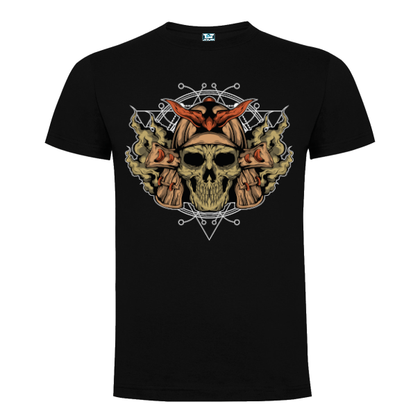 Tricou bărbat - Craniu de samurai - imagine 4