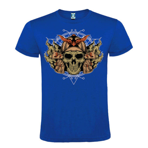 Tricou bărbat - Craniu de samurai - imagine 2