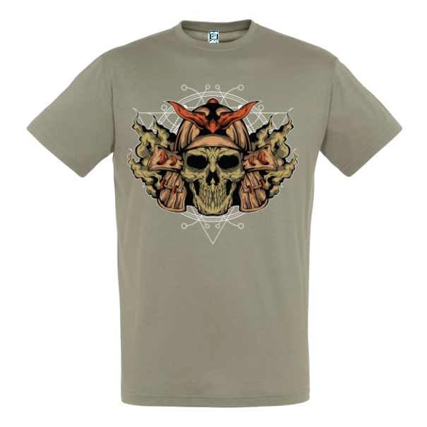 Tricou bărbat - Craniu de samurai - imagine 5