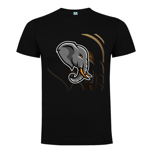 Tricou bărbat - Profil de elefant - imagine 4