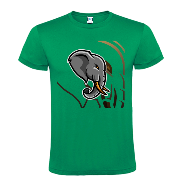 Tricou bărbat - Profil de elefant - imagine 5