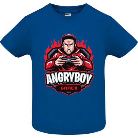 Tricou copii - Angryboy Gamer - imagine 3
