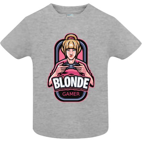 Tricou copii - Blonde Gamer - imagine 3