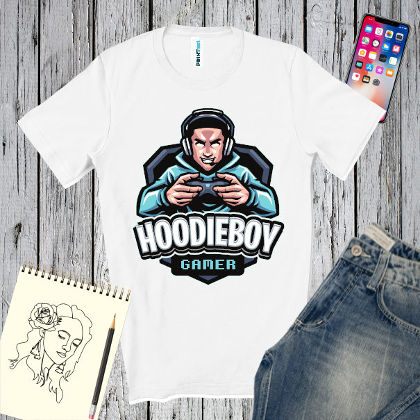 Tricou bărbat - Hoodieboy Gamer