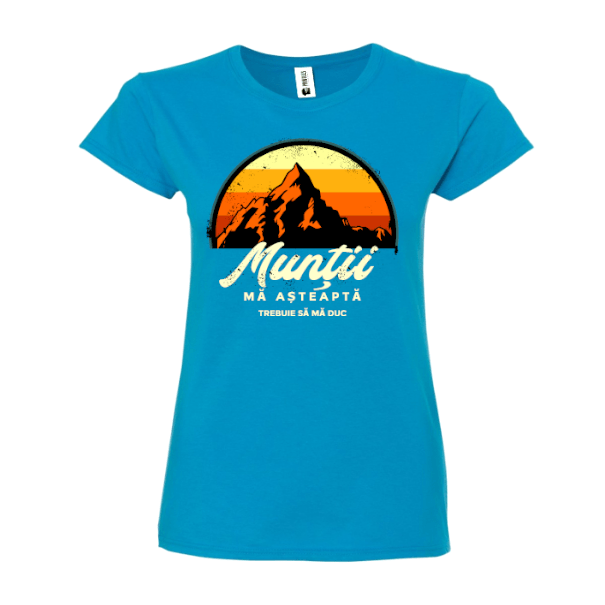 Tricou damă - Munții mă cheamă - imagine 2