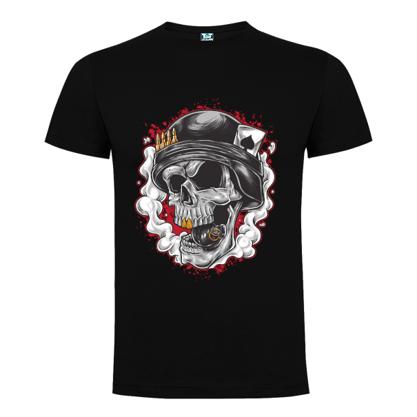 Tricou bărbat - Skull Soldier Grenade - imagine 2