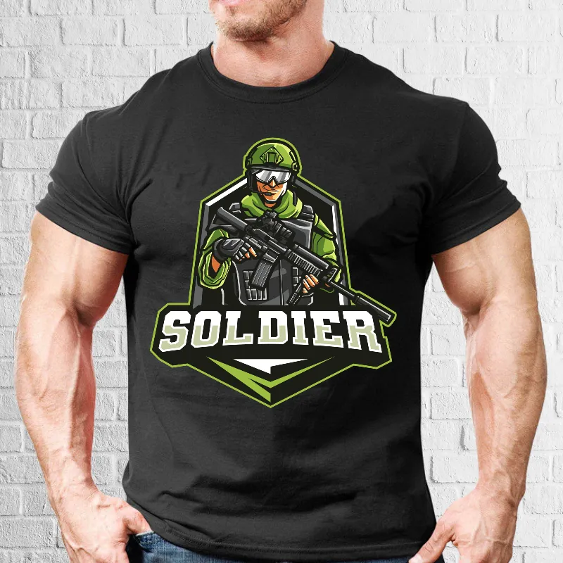 Tricou de bărbați - Soldier