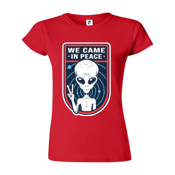 Tricou damă - We Came In Peace - imagine 5