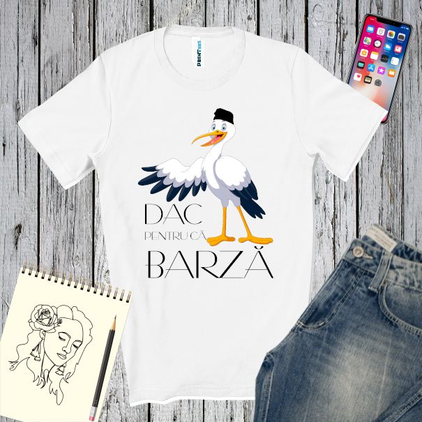 Tricou bărbat - Barză Dac