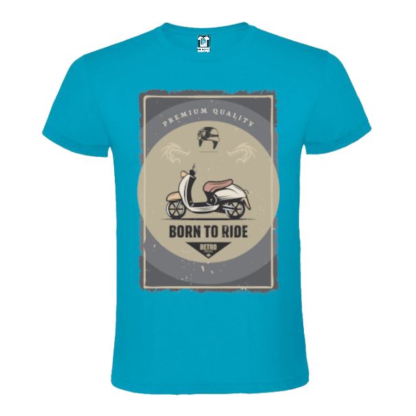 Tricou bărbat - Retro Scooter - imagine 3