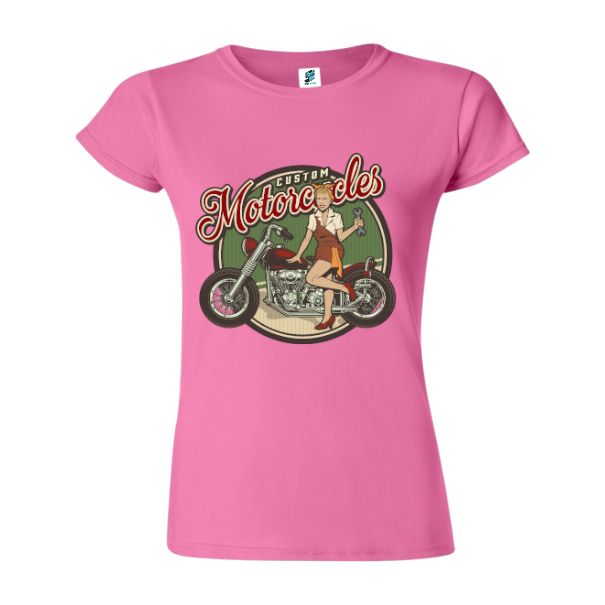 Tricou damă - Moto Custom - imagine 8