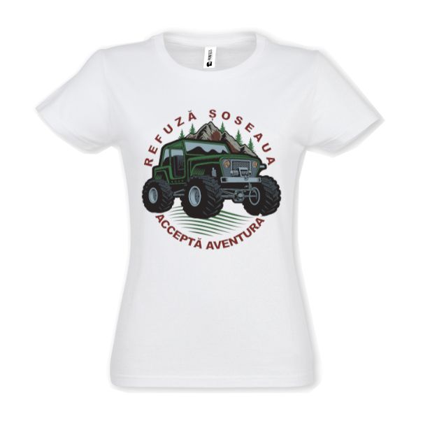 Tricou damă - Refuză șoseaua - imagine 2